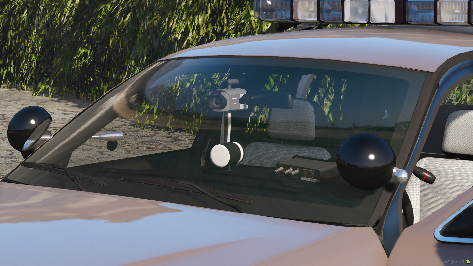 A NON-ELS Crown Victoria police car with retro graphics