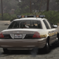 A NON-ELS Crown Victoria police car with retro graphics