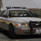 A NON-ELS Crown Victoria police car with retro graphics
