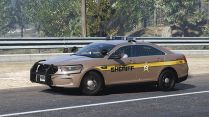 NON-ELS 2013 Police Interceptor Sedan with Whelen Edge Lightbar
